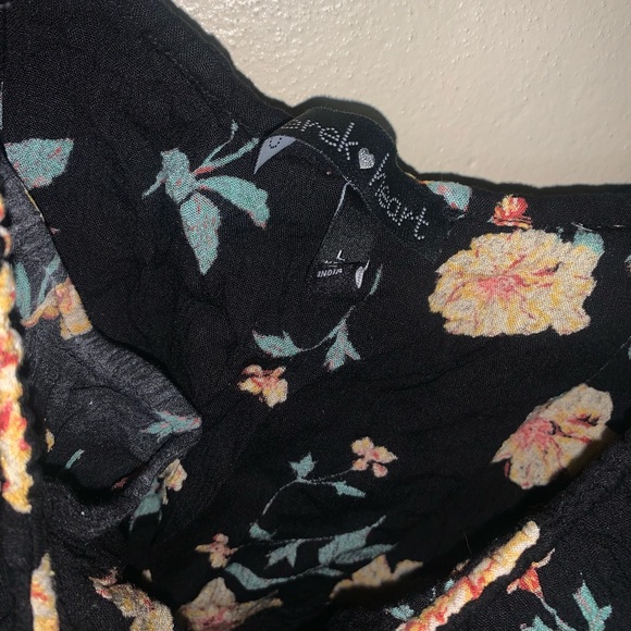 Black sundress with yellow flowers - Picture 3 of 6